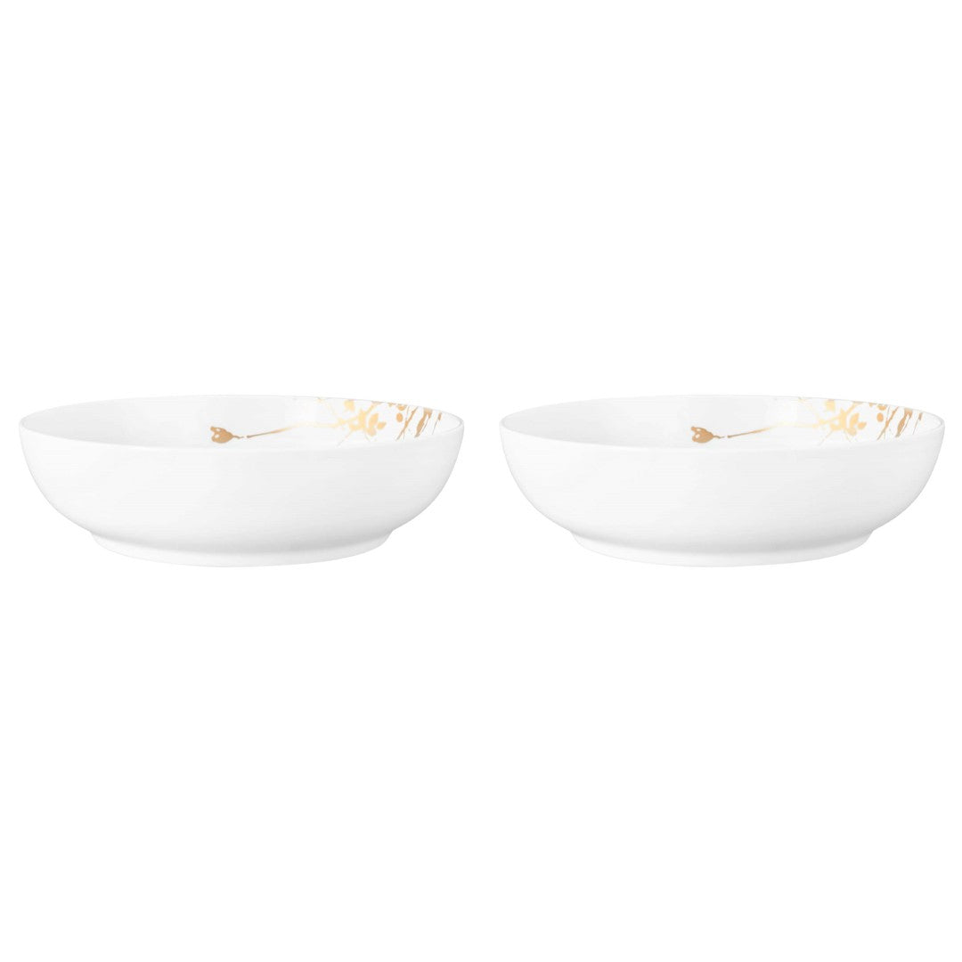 Porcelāna bļodas Seltmann Weiden Liberty Golden Rose Hip 25cm, 2gab.