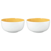 Porcelāna bļodas Seltmann Weiden Liberty Meadow Grasses 17.5cm, 2gab., dzeltenas