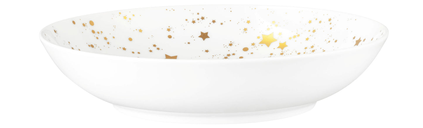 Porcelāna zupas šķīvis 21cm Seltmann Weiden Liberty Golden Stars