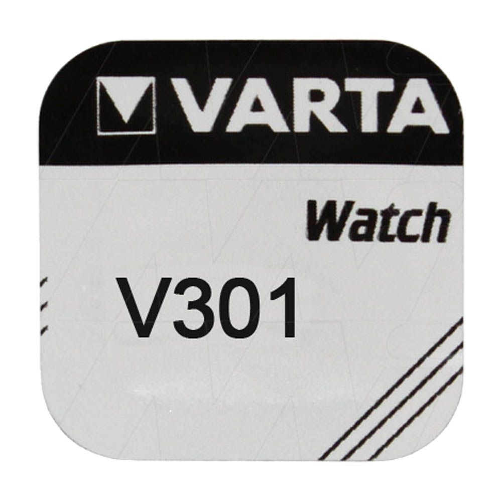 Sudraba oksīda pulksteņu baterija VARTA V301 1.55V/115mAh, 1gab.