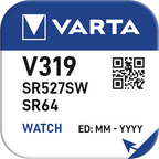 Pulksteņu baterija VARTA V319 Silver 1.55V, 1gab.