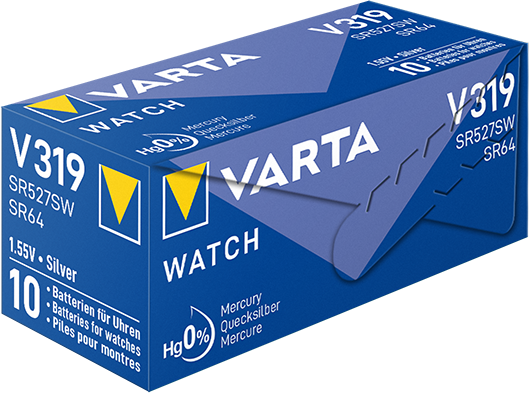 Pulksteņu baterija VARTA V319 Silver 1.55V, 1gab.