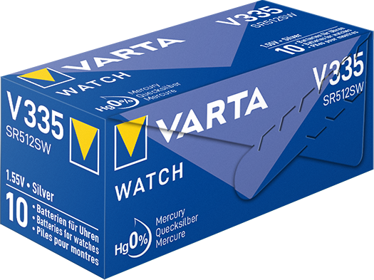 Pulksteņu baterija VARTA Silver V335 1.55V, 1 gab.