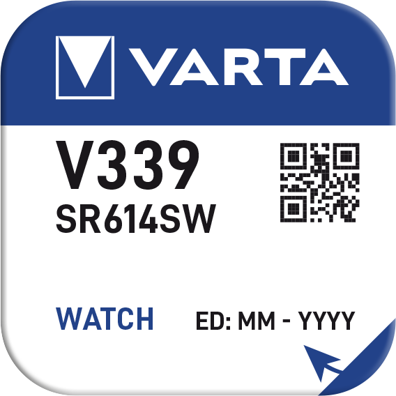 Pulksteņu baterija VARTA Silver V339 1.55V, 1gab.