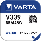 Pulksteņu baterija VARTA Silver V339 1.55V, 1gab.