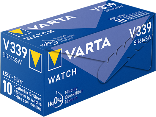 Pulksteņu baterija VARTA Silver V339 1.55V, 1gab.