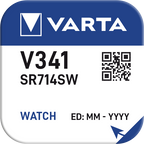 Pulksteņu baterija VARTA Silver V341 1.55V, 1gab.