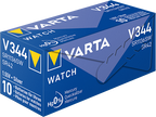 Sudraba oksīda pulksteņu baterija VARTA V344 1.55V, 1gab.