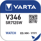 Pulksteņu baterija VARTA Silver V346 1.55V, 1gb.