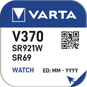 Pulksteņu baterija VARTA V370 Silver, 1.55V, 1gb.