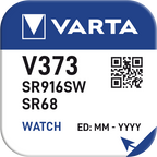 Pulksteņu baterija VARTA V373 Silver 1.55V/23mAh, 1gab.