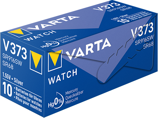 Pulksteņu baterija VARTA V373 Silver 1.55V/23mAh, 1gab.