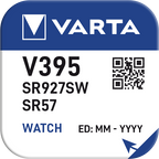 Pulksteņu baterija VARTA V395 Silver 1.55V, 1gab.