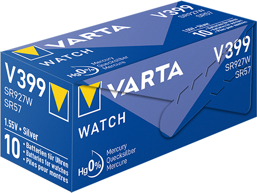 Pulksteņu baterija VARTA V399 Silver coin 1.55V, 1gab.
