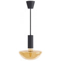 LED griestu lampa Sylvania Pendant Black 1650mm + Sylcone retro GX200 4.5W