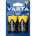 Apaļās baterijas D VARTA Super Heavy Duty, 2gb.