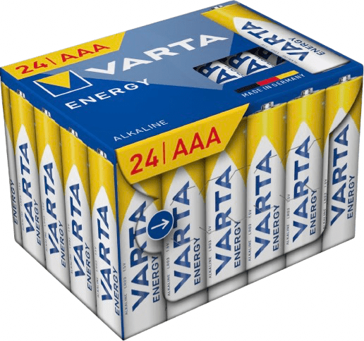 Batteries VARTA Energy Alkaline AAA, LR03, 24pcs.
