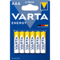 Baterijas VARTA ENERGY Alkaline AAA, LR03, 6 gab.