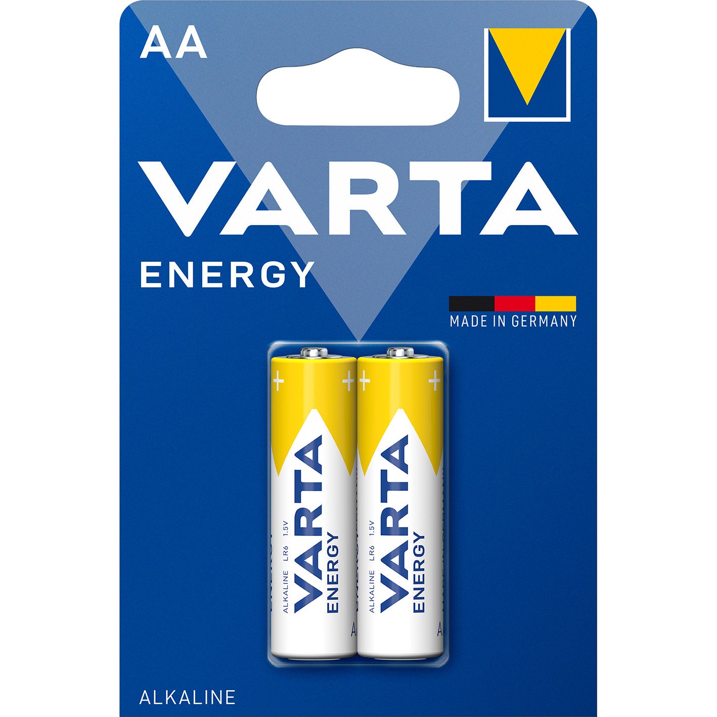 Baterijas AA VARTA Energy Alkaline LR06, 2gb.
