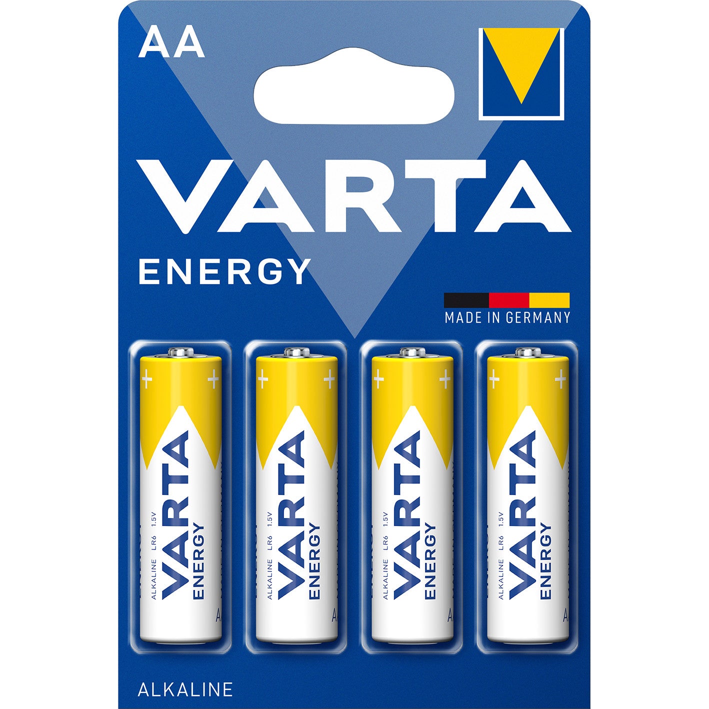 Baterijas AA VARTA Energy Alkaline LR06, 4gab.
