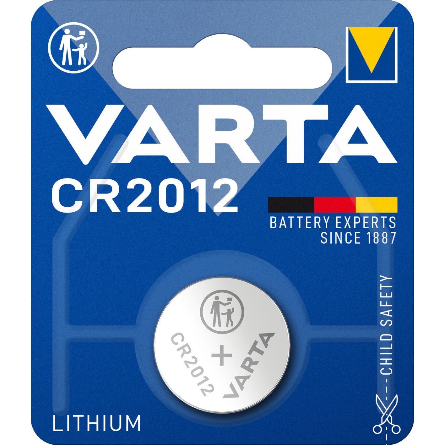 Litija baterija CR2012 3V VARTA Lithium 1gb.