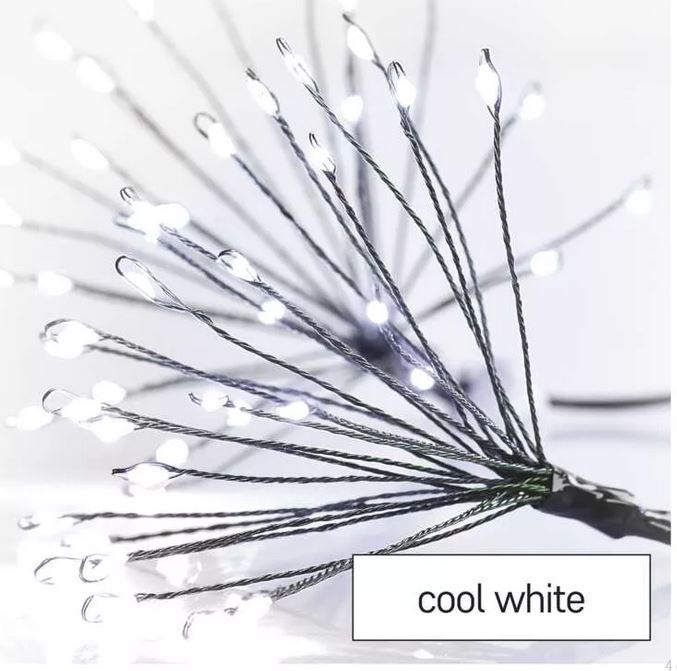 Virtene Ziemassvētku 300LED nano salūts CW IP44 5.2m EMOS D3AC09
