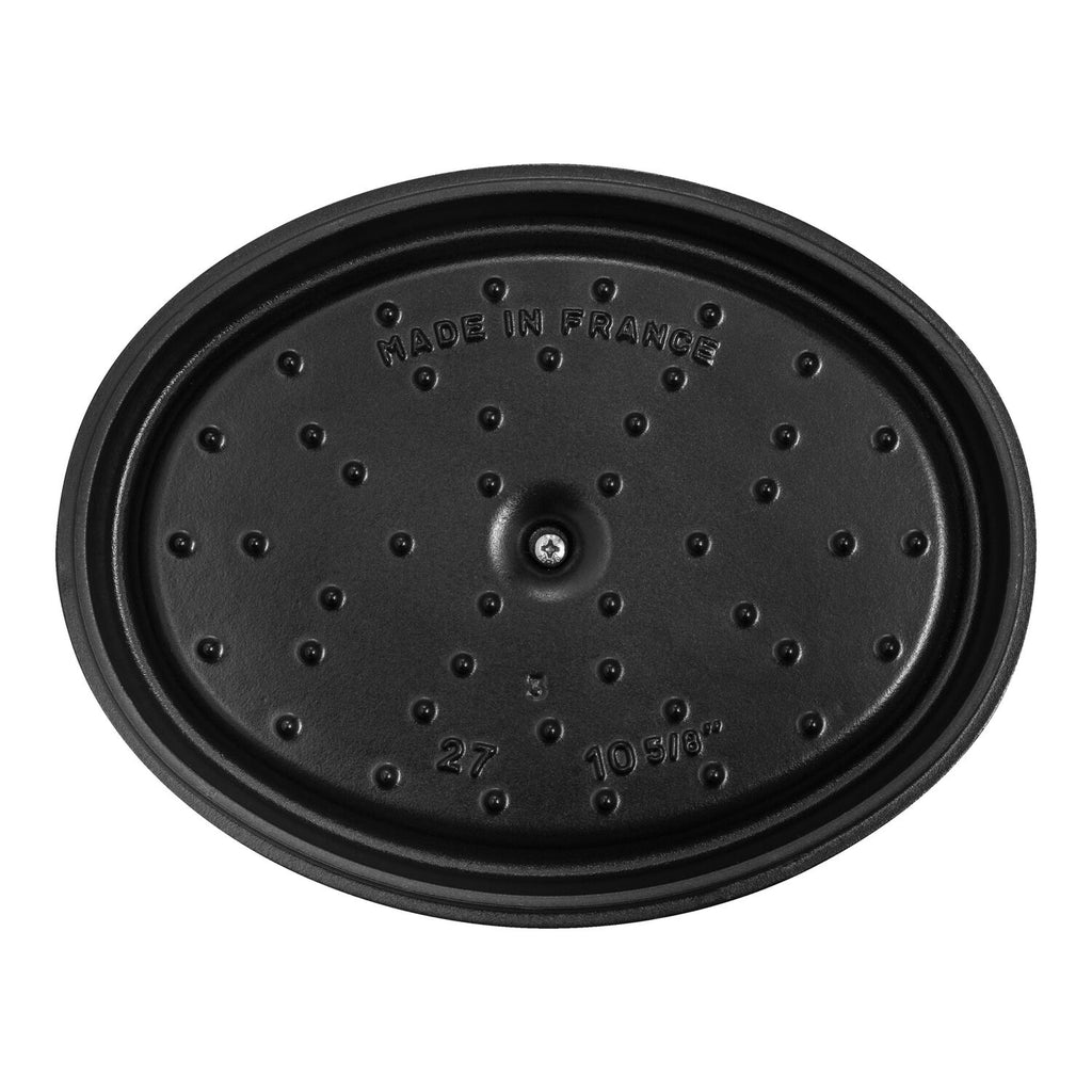 Ovāls čuguna katls 27cm STAUB LA COCOTTE 3.2L, balts
