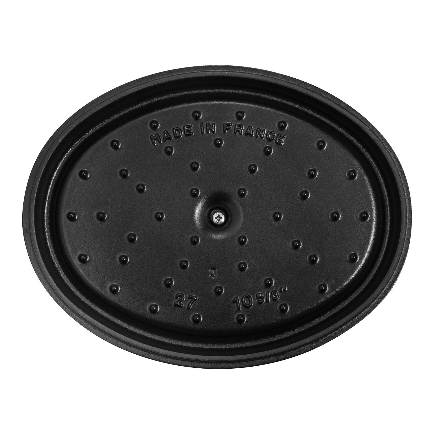 Ovāls čuguna katls 27cm STAUB LA COCOTTE 3.2L, balts