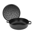 Čuguna dziļā panna 28cm STAUB Braisers Chistera Saute ar vāku