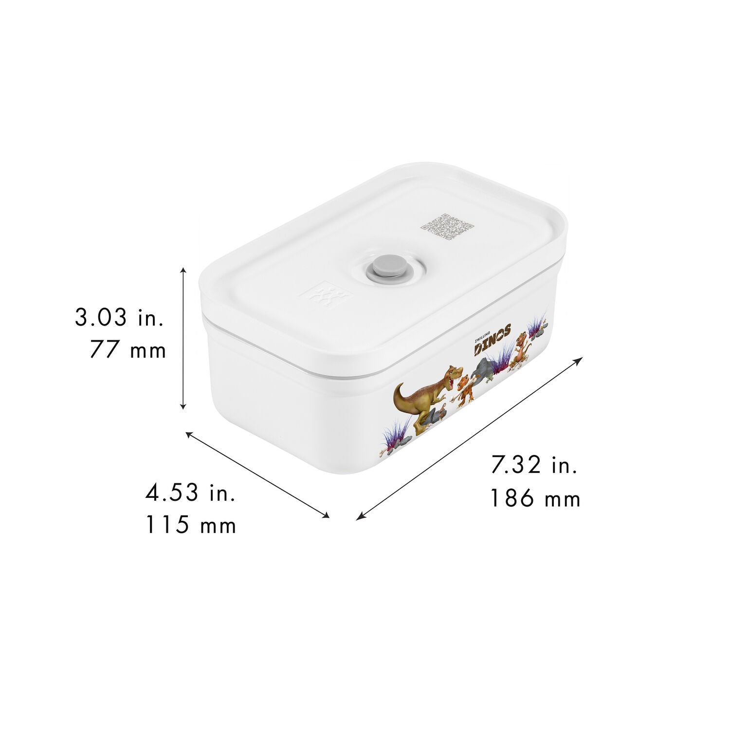 Vakuuma pusdienu kastīte Zwilling Fresh & Save Dinos M, 0.8L