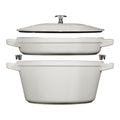 Čuguna katla un pannas komplekts Staub Stackable 24cm, 3pr.