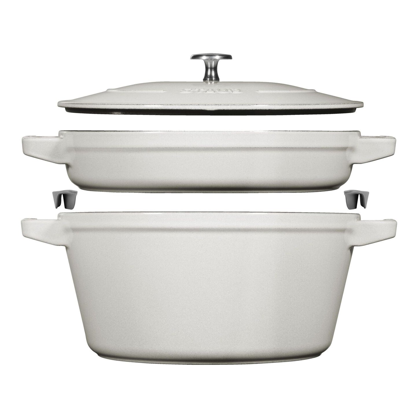 Čuguna katla un pannas komplekts Staub Stackable 24cm, 3pr.