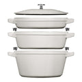 Čuguna katla, dziļās pannas un pannas komplekts Staub Stackable 24cm