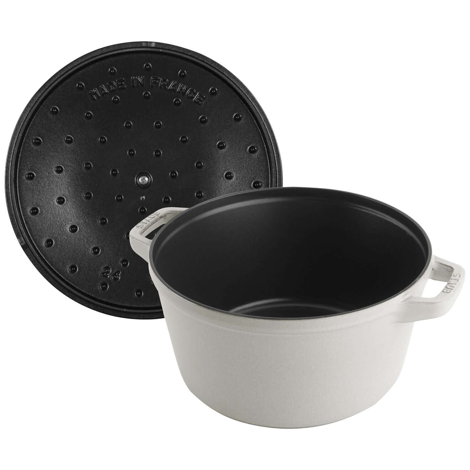 Čuguna katla, dziļās pannas un pannas komplekts Staub Stackable 24cm