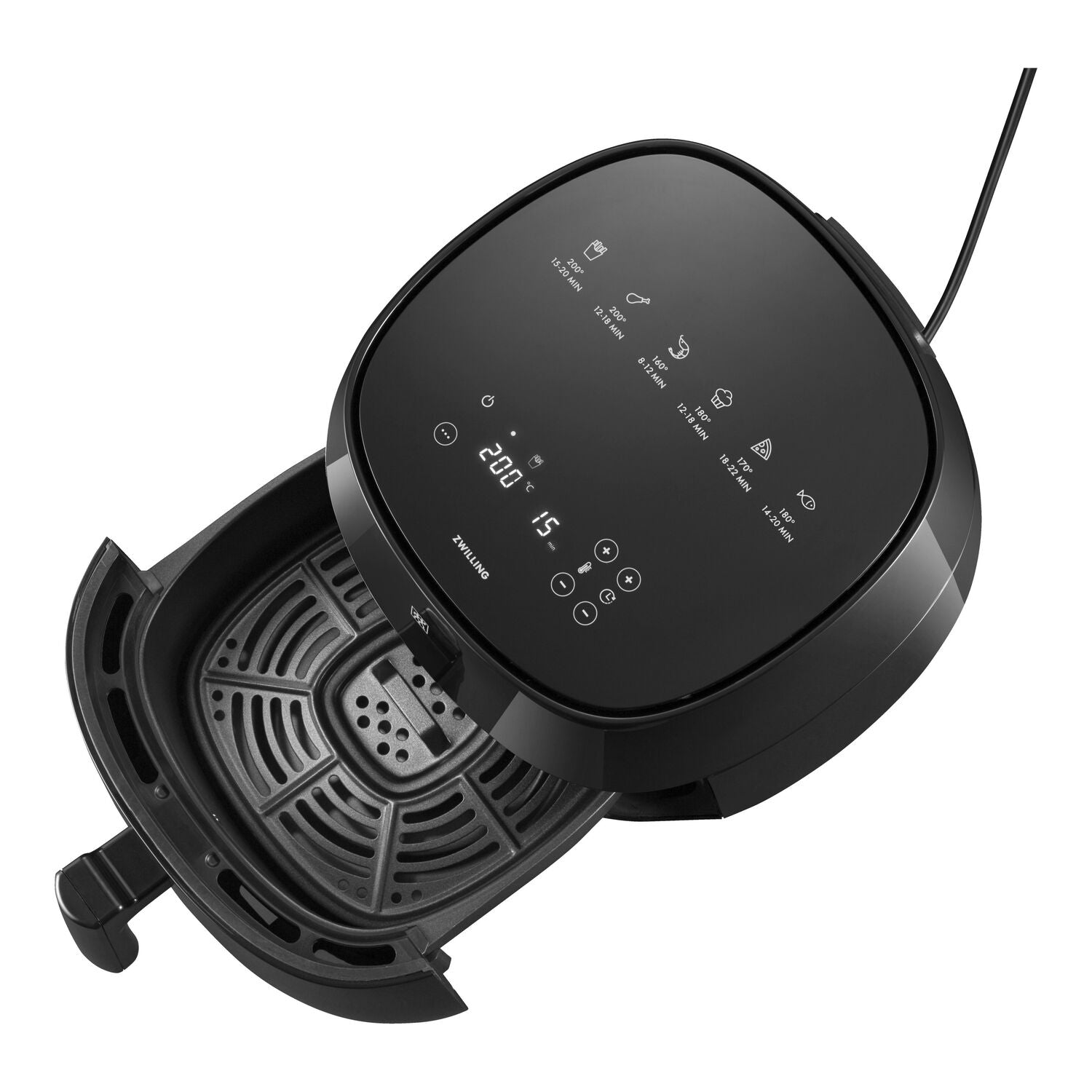 Karstā gaisa friteris 4.0L 1400W Zwilling Air Fryer 36450-280-0