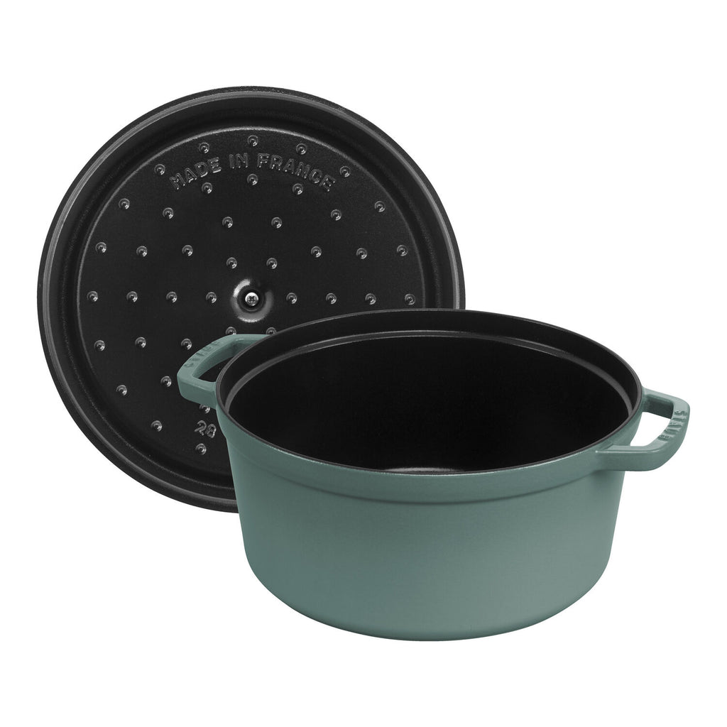 Enameled cast iron pot with lid 28cm Staub La Cocotte 6.7L
