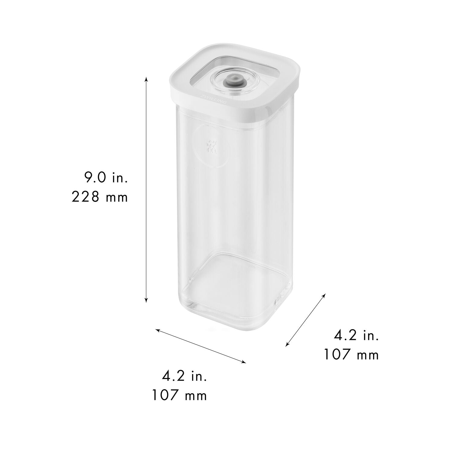 Vakuuma konteiners 11cm ZWILLING FRESH & SAVE Cube Box 3S