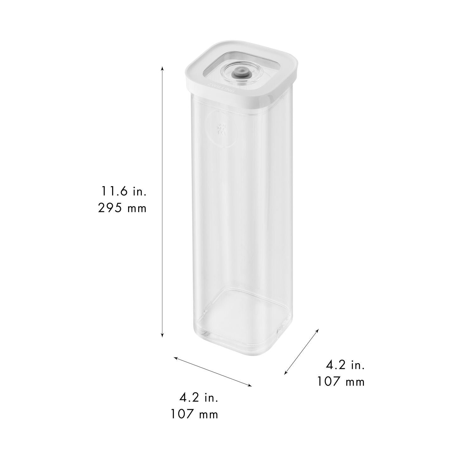 Vakuuma konteiners 11cm ZWILLING FRESH & SAVE Cube Box 4S