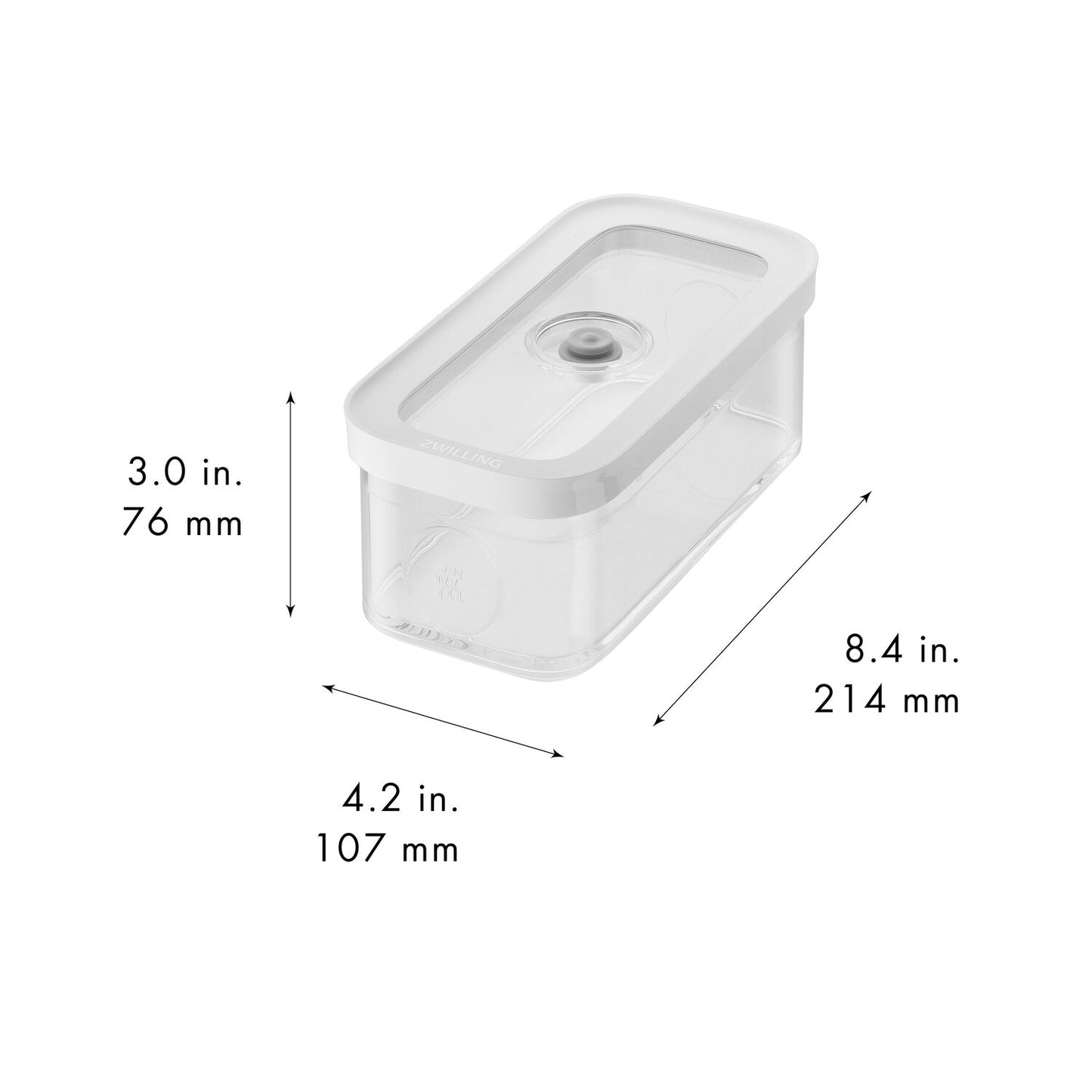 Vakuuma konteiners 21cm ZWILLING FRESH & SAVE Cube Box M