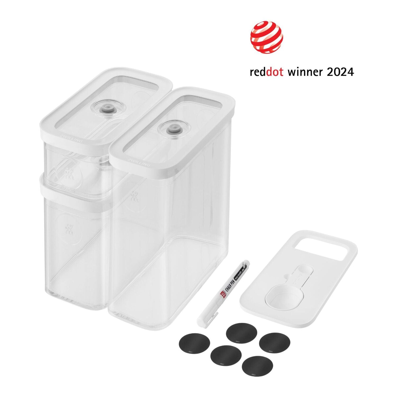 Vakuuma trauku komplekts ZWILLING FRESH & SAVE CUBE M, 5pr.