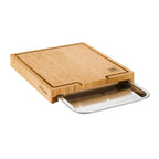 ZWILLING BBQ+ bambusa griešanas dēlis ar savākšanas trauku 39 × 30 cm