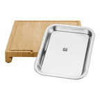 ZWILLING BBQ+ bambusa griešanas dēlis ar savākšanas trauku 39 × 30 cm