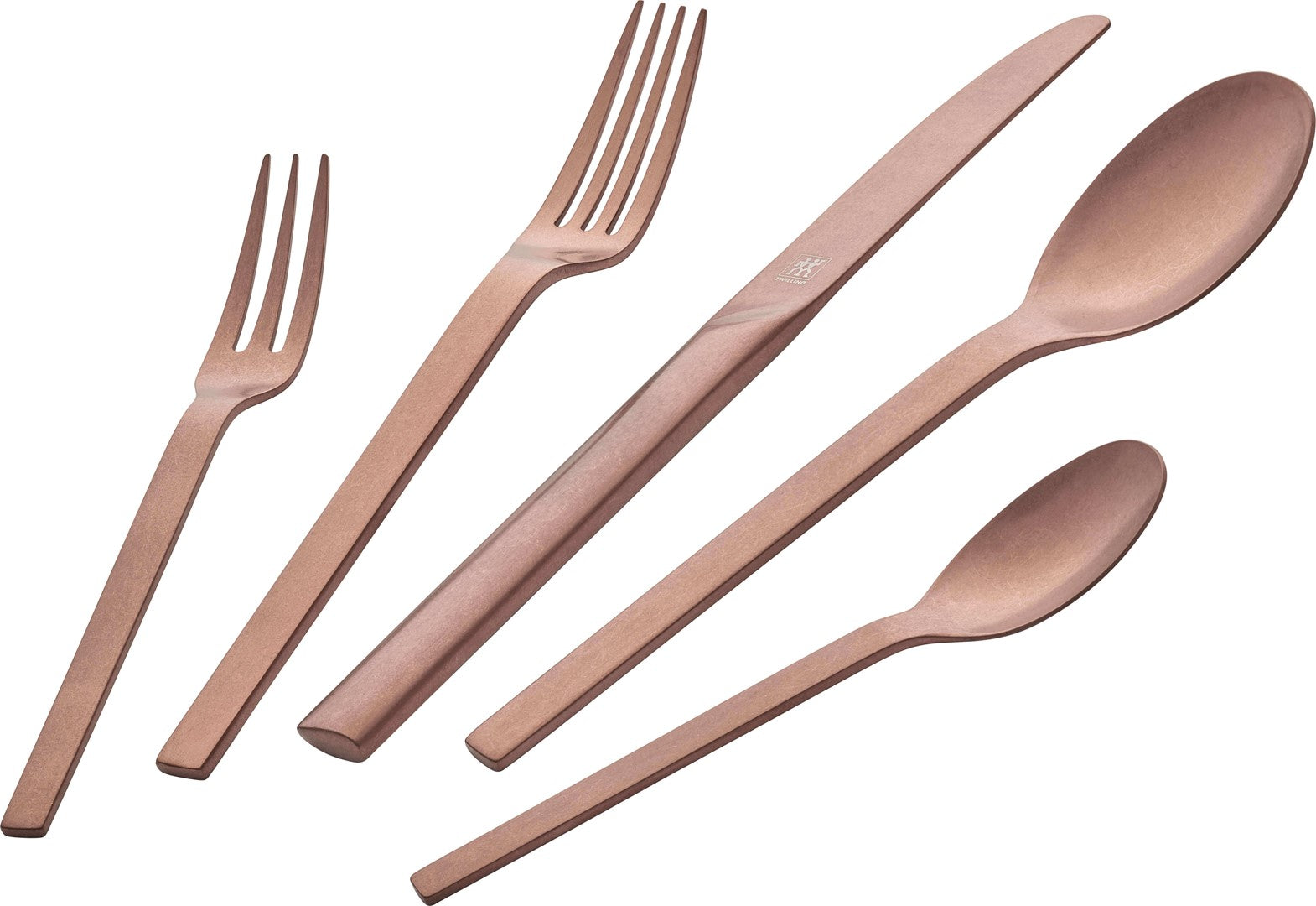 ZWILLING MINIMALE 30-čęściowy setzav sztućców matowych - Różowe złoto