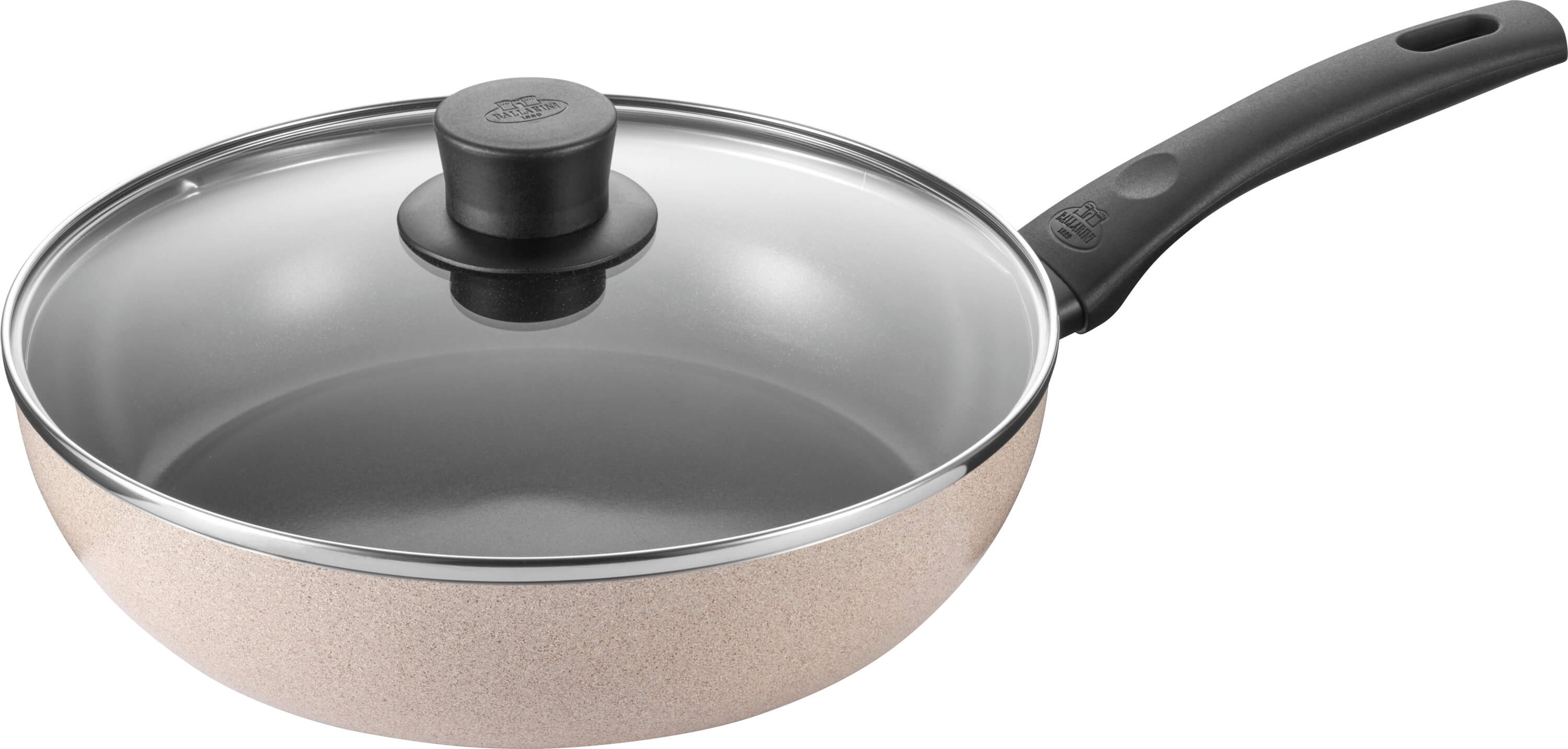 Dziļā panna ar vāku 28cm BALLARINI Ledro Ceraforce Saute indukcijai