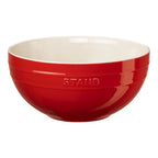 Staub Ceramique keramikas bļoda 24 cm, ķiršu sarkana