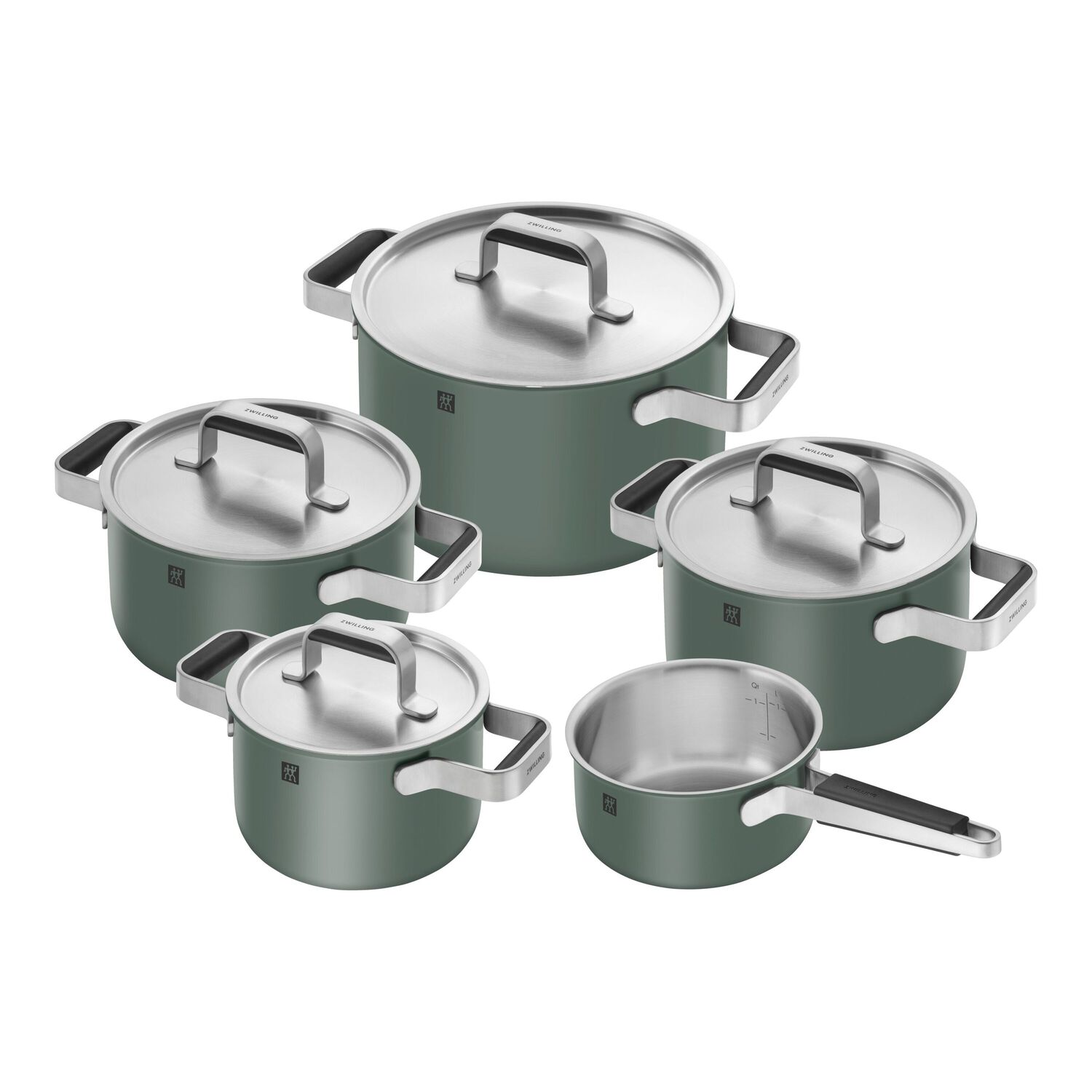 Indukcijas katlu komplekts ZWILLING Pure, 5gab.