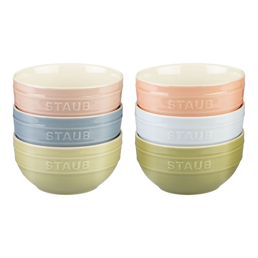 Keramikas bļodiņas 14cm STAUB Ceramique  0.7L, 6gab., krāsainas