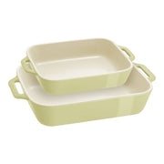 STAUB Ceramic Baking Dish Set in Green | Baking dishes for lasagna and casseroles