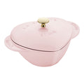STAUB SPECIAL COCOTTE sirds formas čuguna katls 20cm, rozā