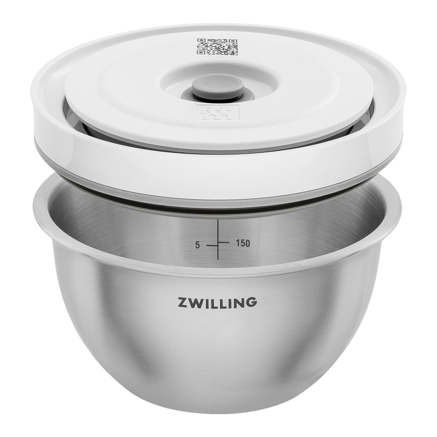 Vakuuma bļodu komplekts ZWILLING FRESH & SAVE Bowls S / M / L, nerūsējošā tērauda